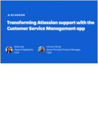 Atlassian Support & the Customer Service Management app OD