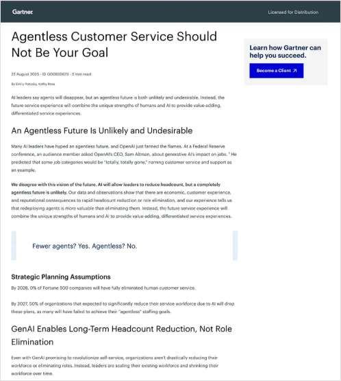 AI Agentless CSM Hype is Real