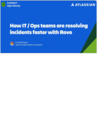How IT Ops Teams resolve issues faster with Rovo