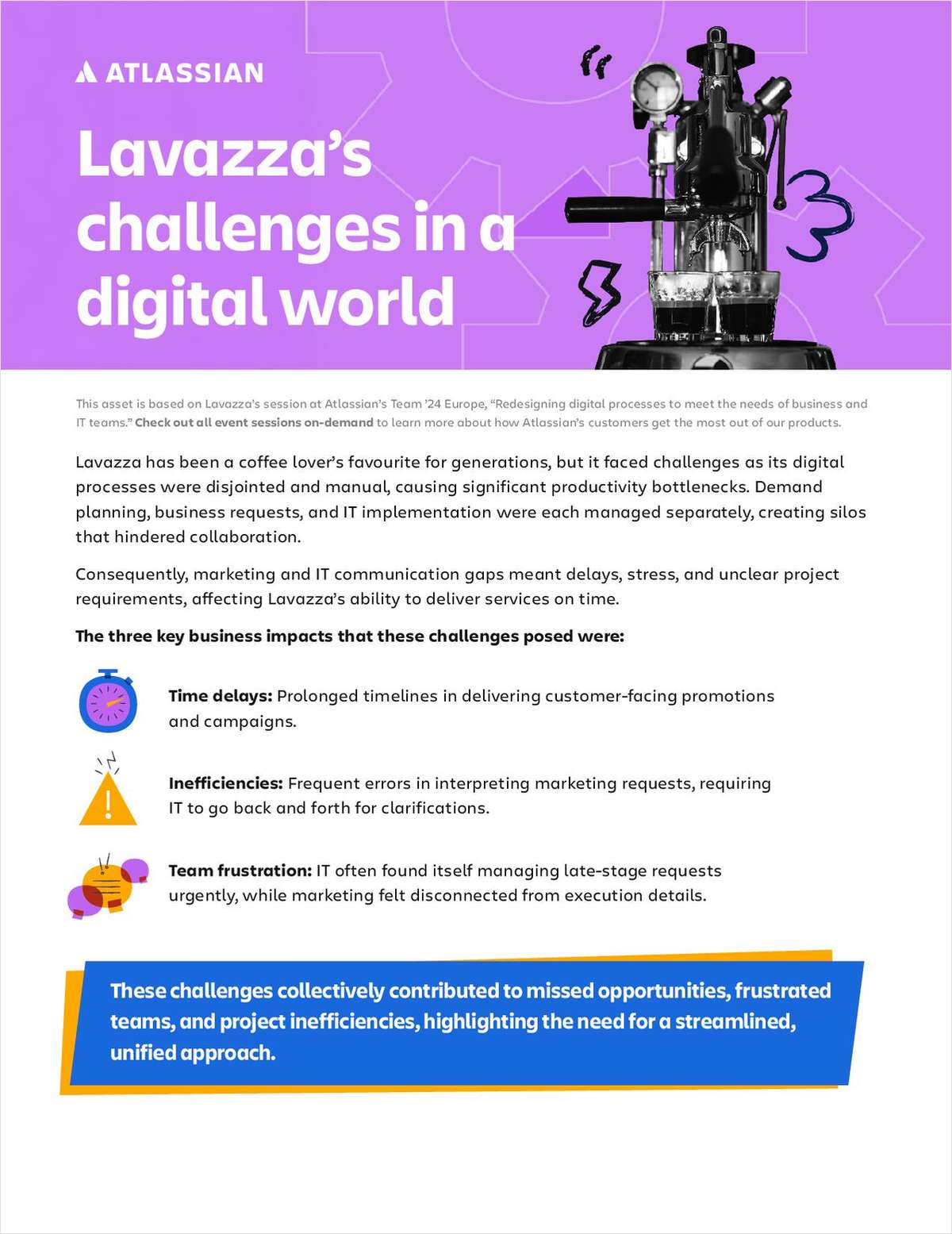 Lavazza's challenges in a digital world