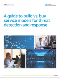 A guide to build vs. buy service models for threat detection and response