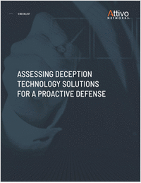Checklist for Evaluating Deception Technology Solutions