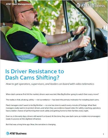 eBook: Is Driver Resistance to Dash Cams Shifting?