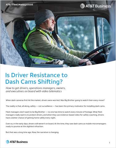eBook: Is Driver Resistance to Dash Cams Shifting?
