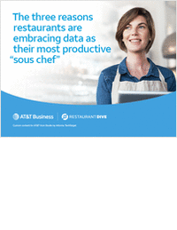 3 Reasons to Embrace Data, The Most Productive 'Sous Chef'