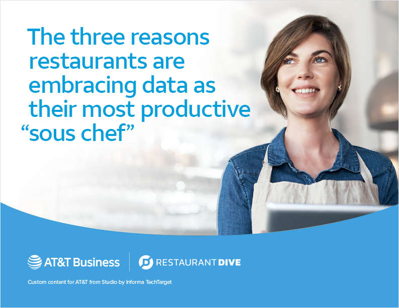 3 Reasons to Embrace Data, The Most Productive 'Sous Chef'