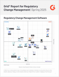 G2 Grid Report for Regulatory Change Management Spring 2025