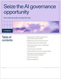 The AI governance opportunity: Internal audit's role