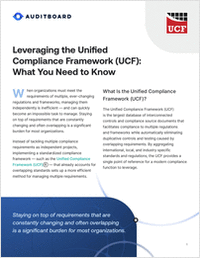 Is the Unified Compliance Framework (UCF) Right for You?