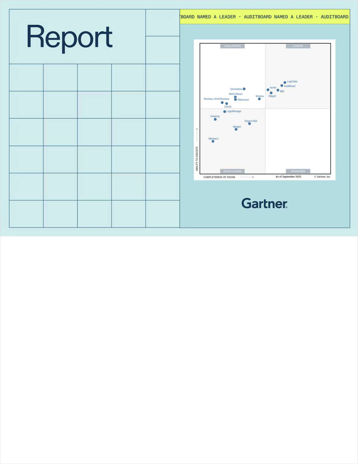 2025 Gartner® Magic Quadrant™ for GRC Tools, Assurance Leaders
