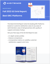 Fall 2022 G2 Grid Report: Best GRC Platforms