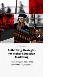Rethinking Strategies for Higher Ed Marketing