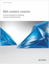 BIM Content Creation for Building Product Manufacturers