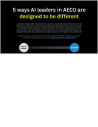 5 Ways AI Leaders in AECO Are Designed to Be Different