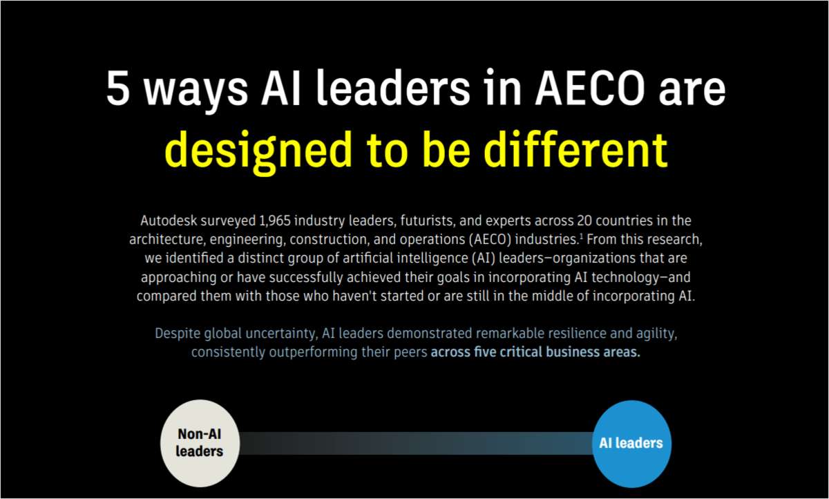 5 Ways AI Leaders in AECO Are Designed to Be Different