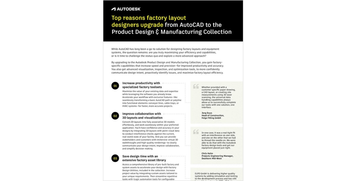 Top Reasons Factory Layout Designers Upgrade from AutoCAD to the ...