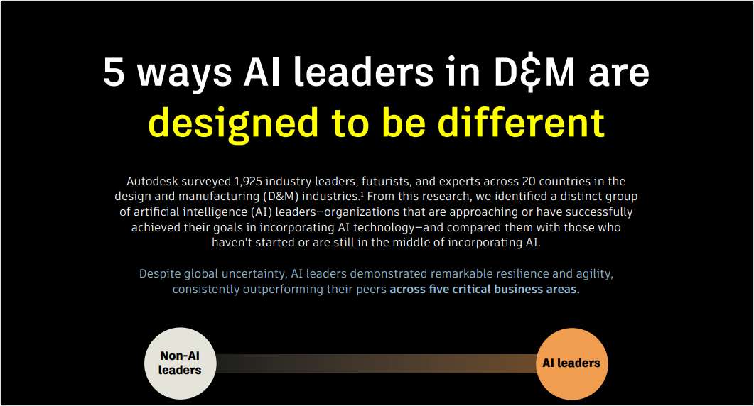 5 ways AI leaders in D&M are designed to be different