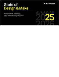 State of Design & Make: Automotive, mobility, and other transportation