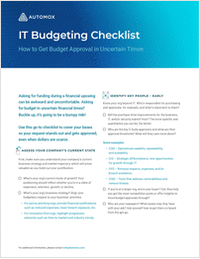 IT Budgeting Checklist