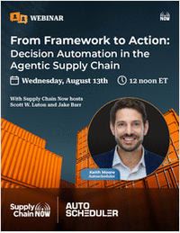 From Framework to Action: Decision Automation in the Agentic Supply Chain