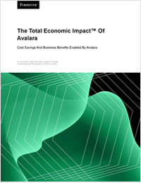 Study: Total Economic Impact of Avalara