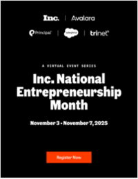 Inc. National Entrepreneurship Month