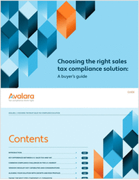 Choosing The Right Sales Tax Compliance Solution: A Buyer's Guide