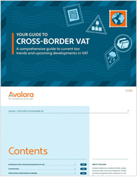 Your Guide To Cross-Border Vat A Comprehensive Guide To Current Tax Trends And Upcoming Developments In Vat