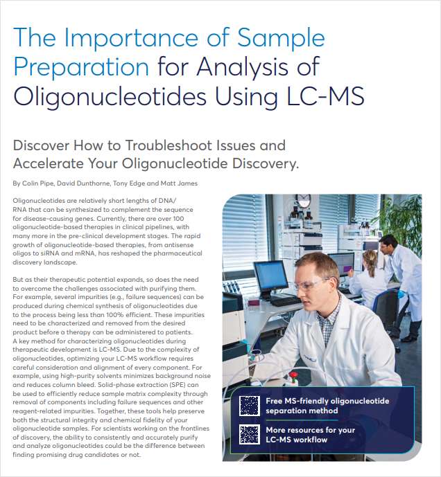 Optimizing Sample Preparation for Accurate LC‑MS Analysis of Oligonucleotides