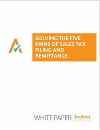 Solving The Five Pain Points Of Sales Tax Filing And Remittance