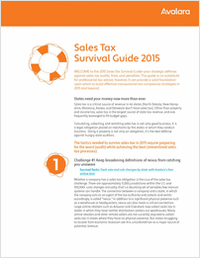 Sales Tax Survival Guide 2015
