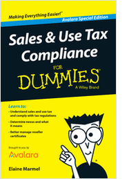 Sales & Use Tax Compliance For Dummies