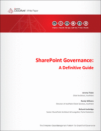 SharePoint Governance: A Definitive Guide