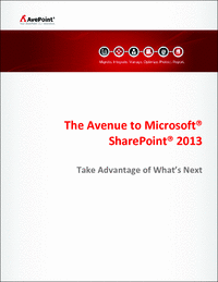 The Avenue to Microsoft® SharePoint® 2013