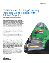 Multi-faceted Trucking Company Increases Brand Visibility with Printed Graphics