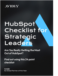 HubSpot Checklist for Strategic Leaders