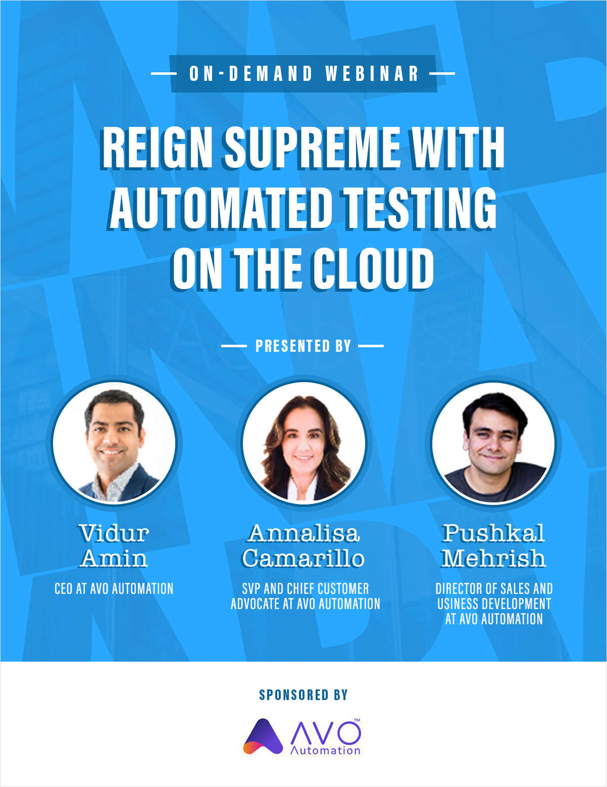 Reign Supreme With Automated Testing on the Cloud Free On-Demand Webinar