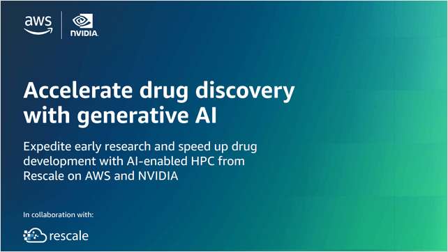 Accelerate drug discovery with generative AI