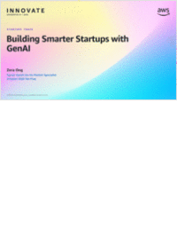 Building Smarter Startups with GenAI