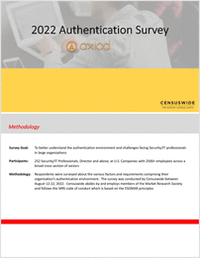The 2022 Authentication Survey Results Revealed