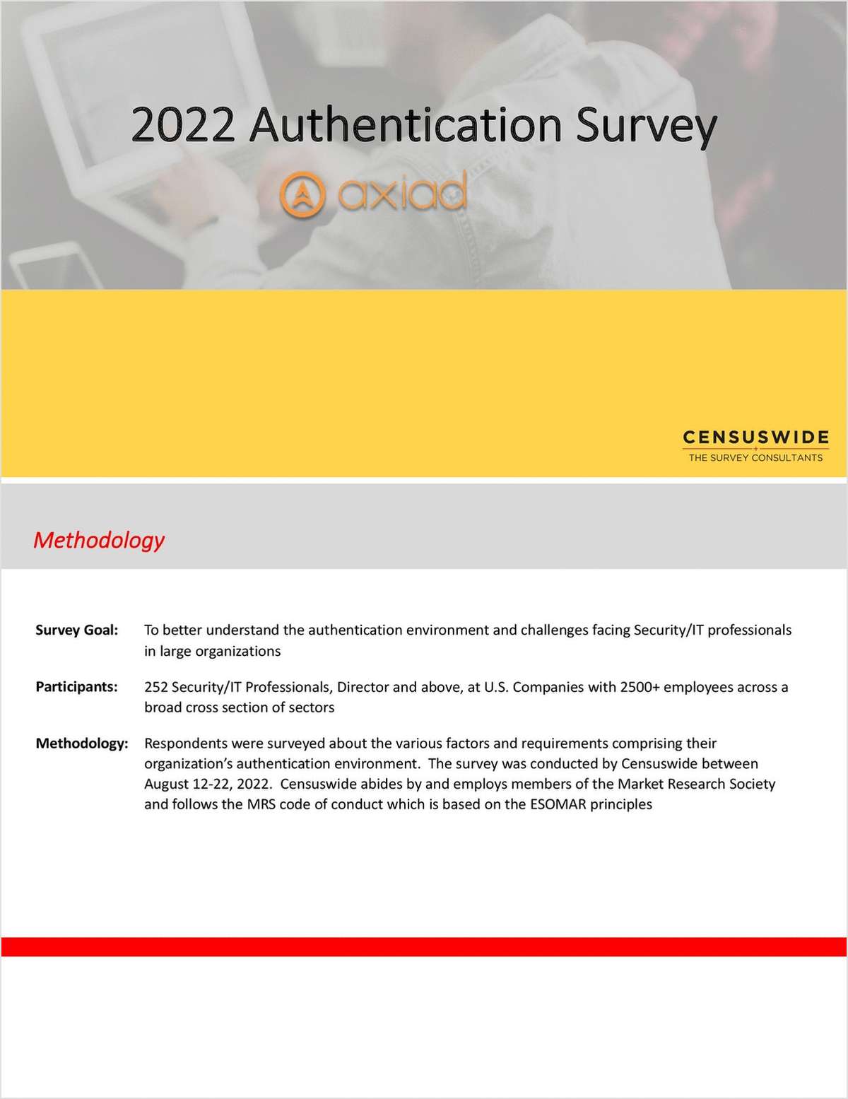 The 2022 Authentication Survey Results Revealed