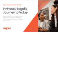 Legal Budgets: A Strategic Asset for CFO Value Creation