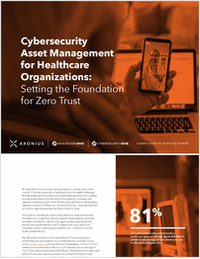 Cybersecurity Asset Management for Healthcare Organizations