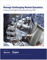 管理具有挑战性的市场动态:选择正确的肠外药物CMO