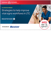 Strategies to help improve vital signs workflows in LTC