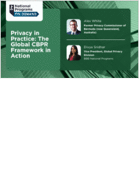 Privacy in Practice - The Global CBPR Framework in Action