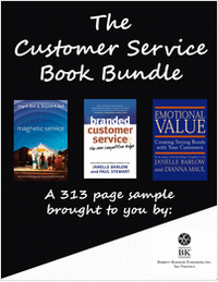 The Customer Service Book Bundle -- A 313 Page Sample from Berrett-Koehler