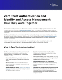 Zero Trust Authentication and Identity and Access Management: How They Work Together