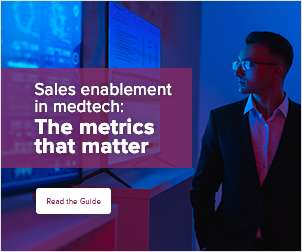 Guide to the most important sales enablement metrics (in medtech)