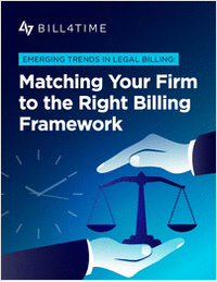 Matching Your Firm to the Right Billing Framework